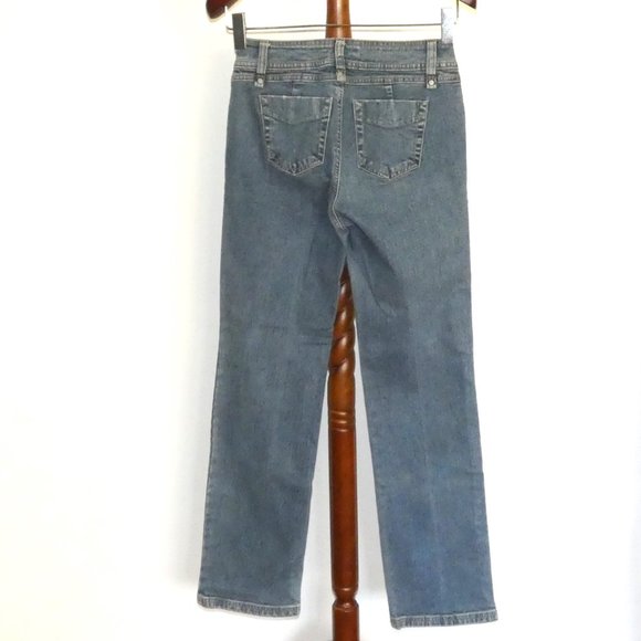 Faded Glory straight leg offset waist denim jeans - Picture 5 of 5